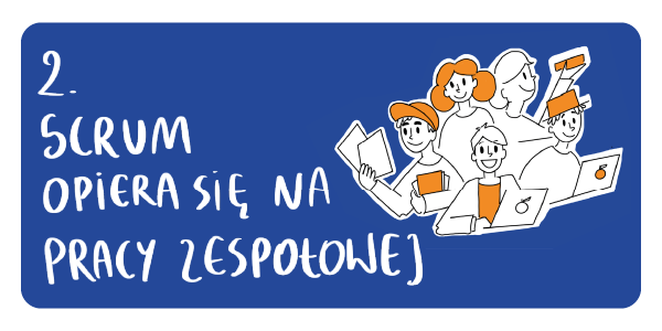 Scrum opiera się na pracy zespołowej